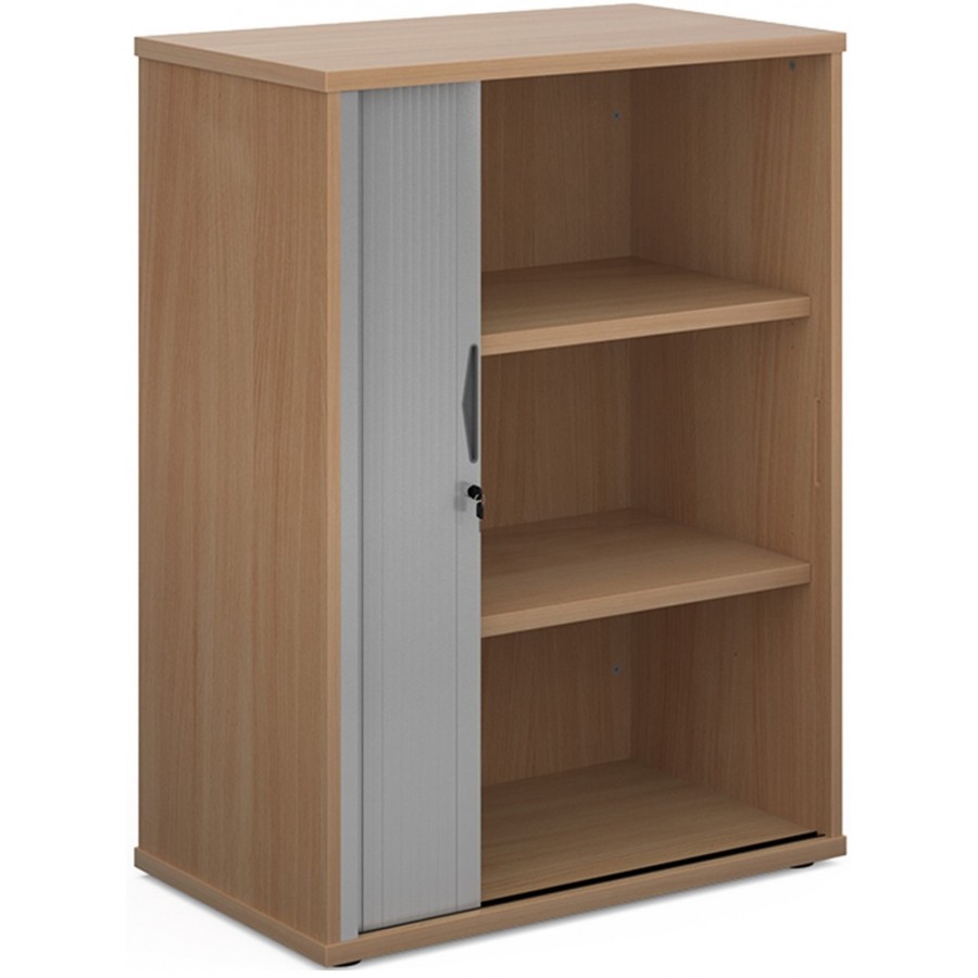 Universal Wooden Tambour With Shelves